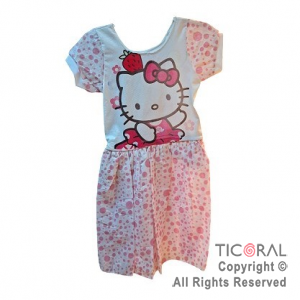 DISFRAZ DIVERSION VESTIDO KITTY NIA TALLE 3 x 1